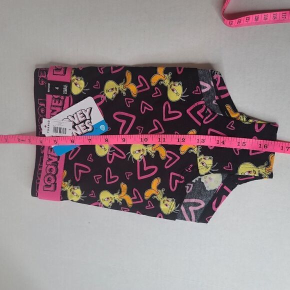 4X 26W Torrid Boyshort Panty Tweety Bird Looney Tunes Cartoon 90s Pink Hearts un - Picture 6 of 7